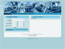 Tablet Screenshot of ingatlanszalon.net